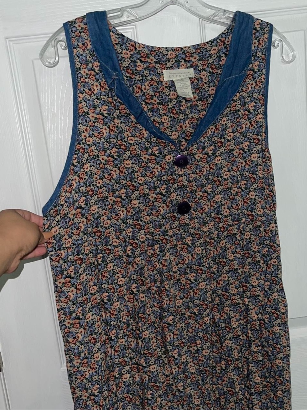 Vintage Express floral dress - Picture 8 of 11
